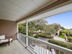 Upstair Balcony off Queen Room with Ocean Views at 7 Cassina Lane